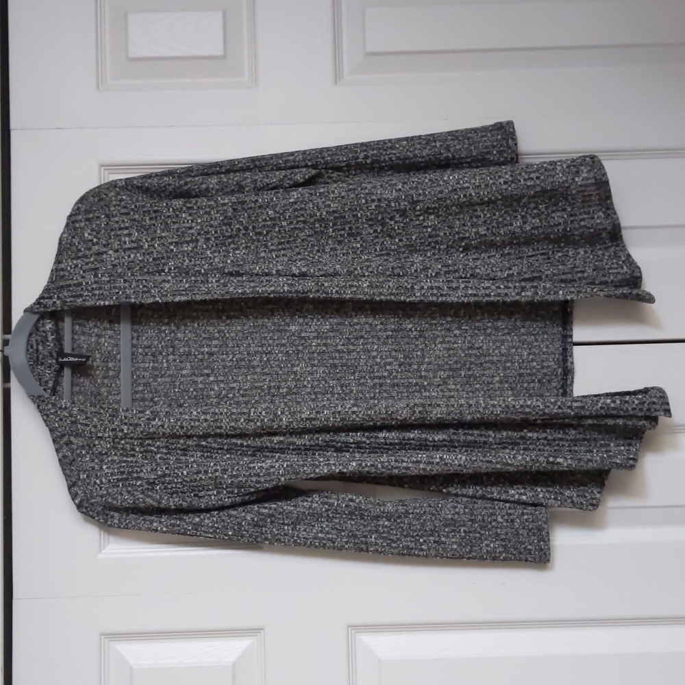 Fleurette women's M light open front sweater